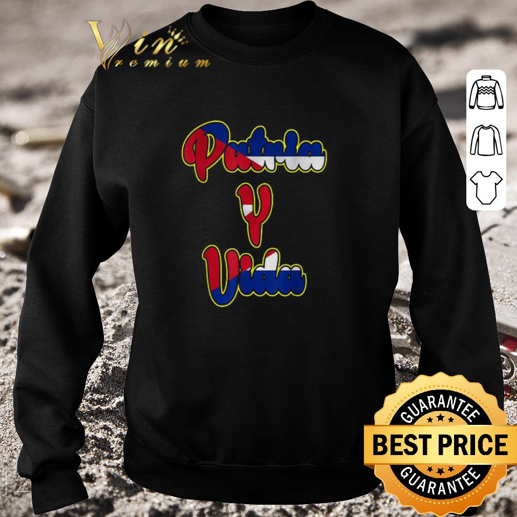 Nice Patria Y Vida Cuba Flag Cuban Revolution shirt 5d0acba8 nice patria y vida cuba flag cuban revolution shirt 4 - Nice Patria Y Vida Cuba Flag Cuban Revolution shirt