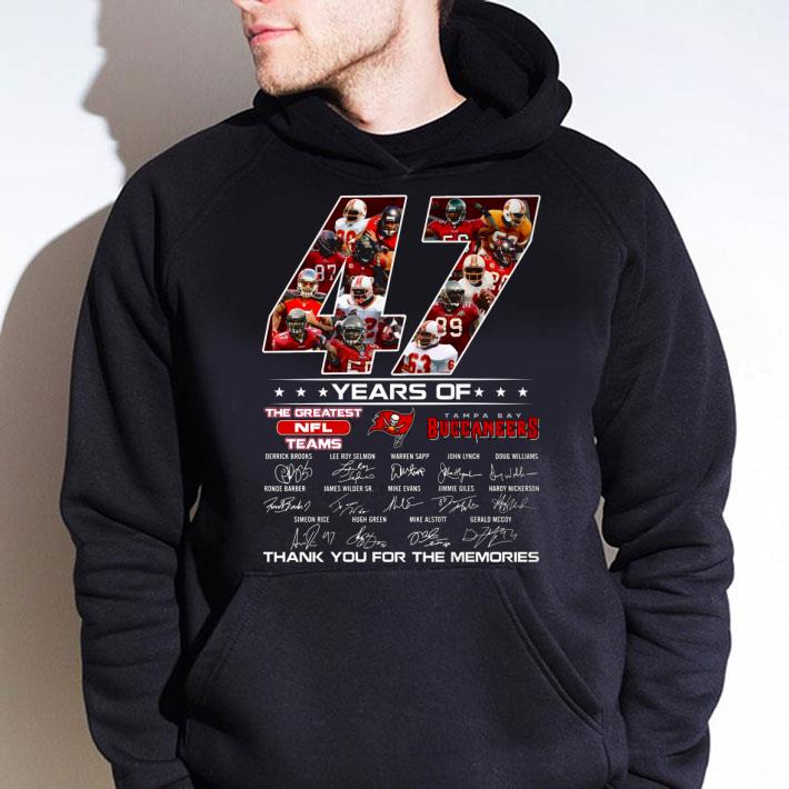 Original Tampa Bay Buccaneers 47 Years Of The Greatest NFL Teams Signed Thank You Memories Shirt eb7bc850 tampa bay buccaneers 47 years of the greatest nfl teams signed thank you memories shirt 4 - Original Tampa Bay Buccaneers 47 Years Of The Greatest NFL Teams Signed Thank You Memories Shirt
