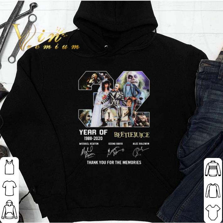 Premium 32 Years Of Beetlejuice 1988 2020 Thank You For The Memories Signatures shirt a1c56f7e premium 32 years of beetlejuice 1988 2020 thank you for the memories signatures shirt 4 - Premium 32 Years Of Beetlejuice 1988 2020 Thank You For The Memories Signatures shirt