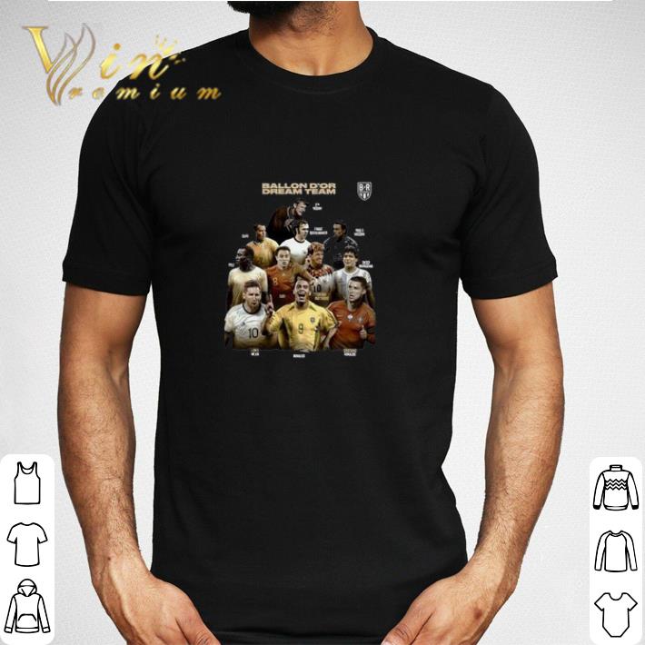 Funny Ballon D’or Dream Team Cafu Xavi Lionel Messi Ronaldo shirt