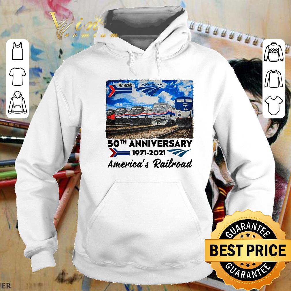 Funny Amtrak 50th anniversary 1971-2021 America's Railroad shirt Amtrak 50th anniversary 1971 2021 America s Railroad shirt 4 - Funny Amtrak 50th anniversary 1971-2021 America's Railroad shirt