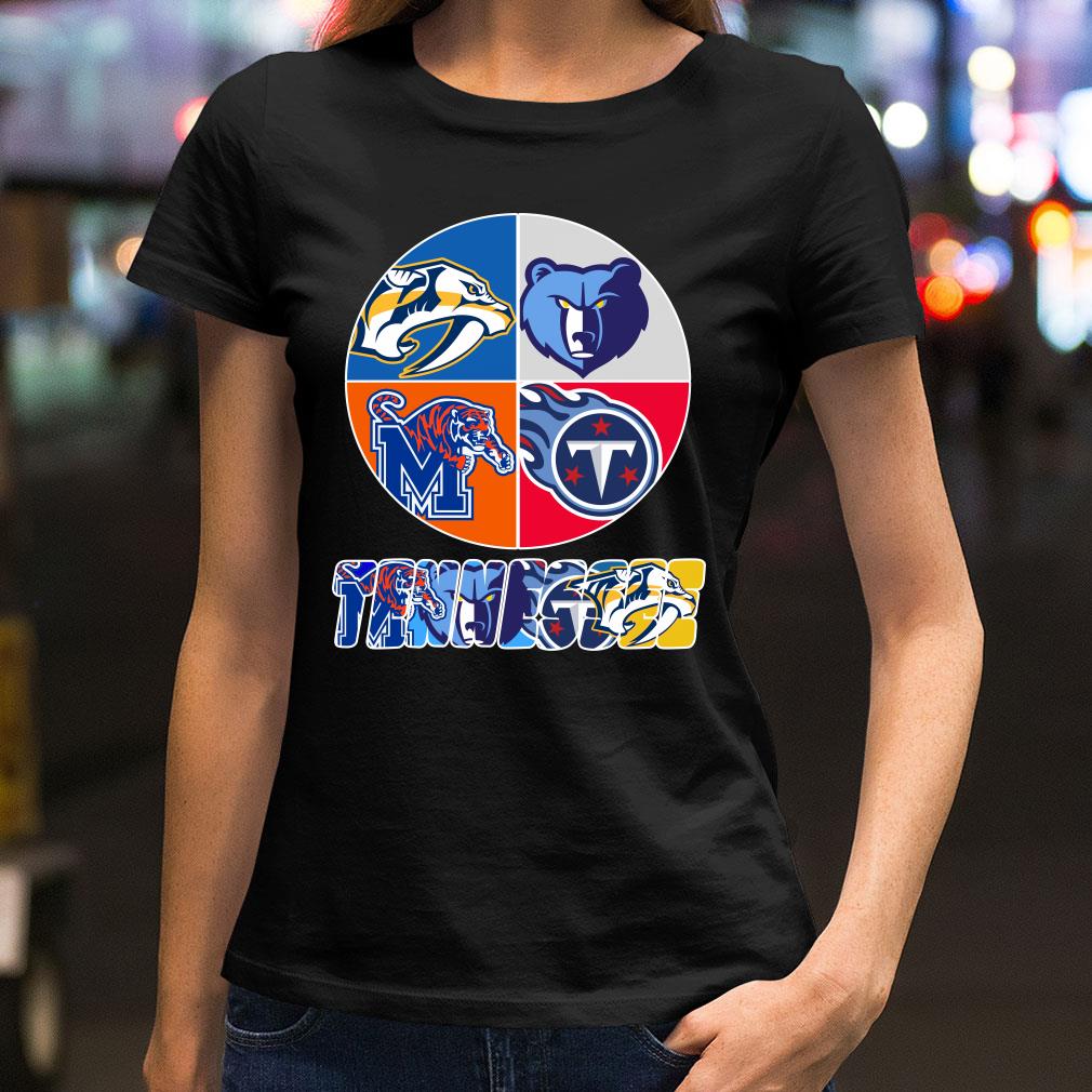 Best Tennessee Nashville Predators Memphis Tigers Memphis Grizzlies And Tennessee Titans Logo shirt Best Tennessee Nashville Predators Memphis Tigers Memphis Grizzlies And Tennessee Titans Logo shirt