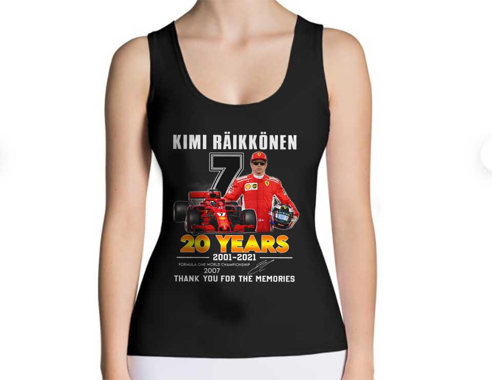 2007 Kimi Raikkonen Formula One cup Shirt, 7 Kimi Raikkonen 20 Years 2001 2021 World Championship 2007 Signature Shirt 2007 Kimi Raikkonen Formula One cup Shirt 7 Kimi Raikkonen 20 Years 2001 2021 World Championship 2007 Signature Shirt 4 - 2007 Kimi Raikkonen Formula One cup Shirt, 7 Kimi Raikkonen 20 Years 2001 2021 World Championship 2007 Signature Shirt