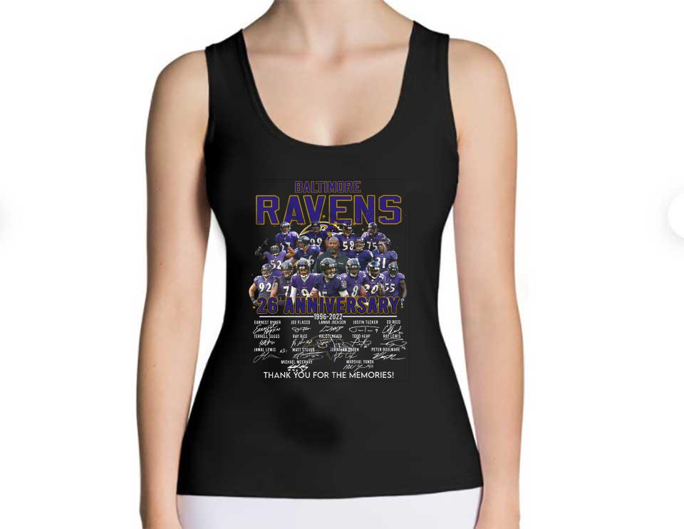 Baltimore Ravens 26th Shirt, The Baltimore Ravens 26th Anniversary 1996 2022 Signatures Thank You For The Memories Shirt Baltimore Ravens 26th Shirt The Baltimore Ravens 26th Anniversary 1996 2022 Signatures Thank You For The Memories Shirt 4 - Baltimore Ravens 26th Shirt, The Baltimore Ravens 26th Anniversary 1996 2022 Signatures Thank You For The Memories Shirt