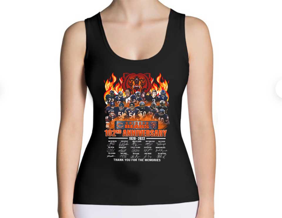 Chicago Bears 102nd Anniversary 1920 2022 Thank You For The Memories Shirt, Chicago Bears 102nd Shirt Chicago Bears 102nd Anniversary 1920 2022 Thank You For The Memories Shirt Chicago Bears 102nd Shirt 4 - Chicago Bears 102nd Anniversary 1920 2022 Thank You For The Memories Shirt, Chicago Bears 102nd Shirt