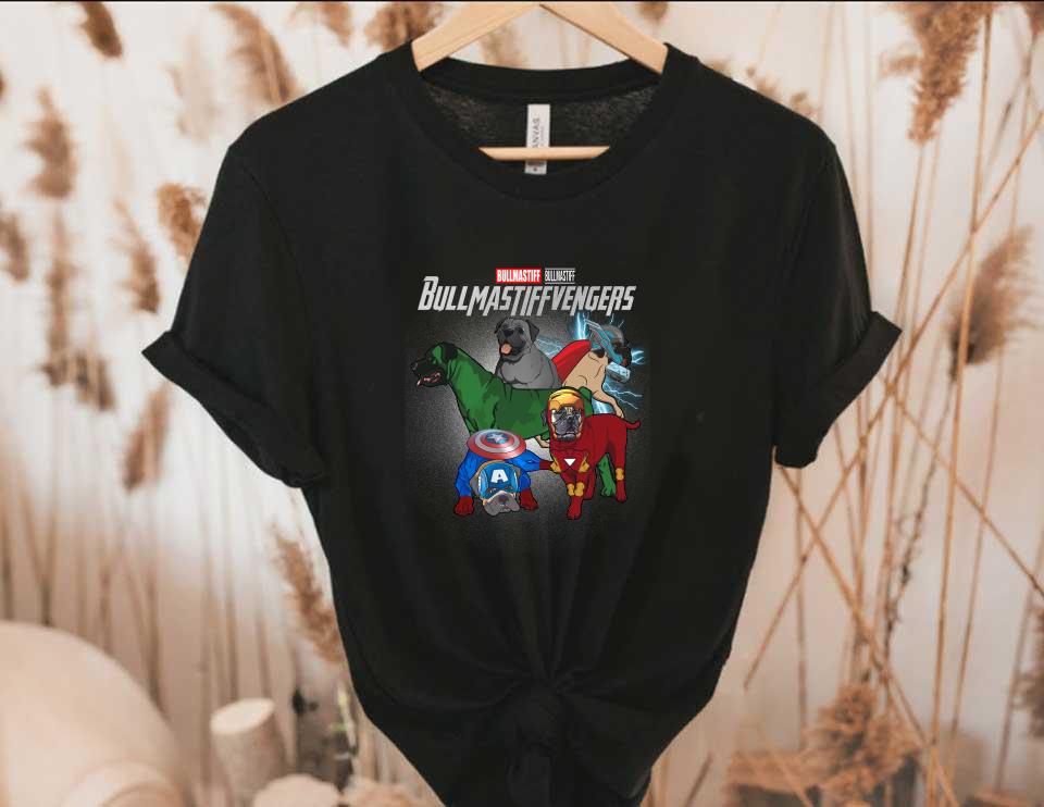 Dog Bullmastiff Marvel Shirt, Marvel Avengers Endgame Bullmastiff Bullmastiffvengers Shirt, Bullmastiffvengers marvel Shirt