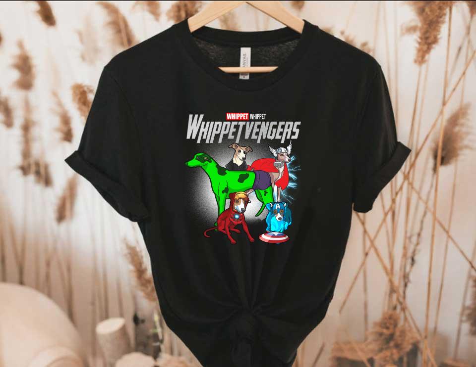 Dog Whippet Marvel Shirt, Marvel Whippetvengers Avengers Endgame Whippet Shirt, Whippetvengers Shirt