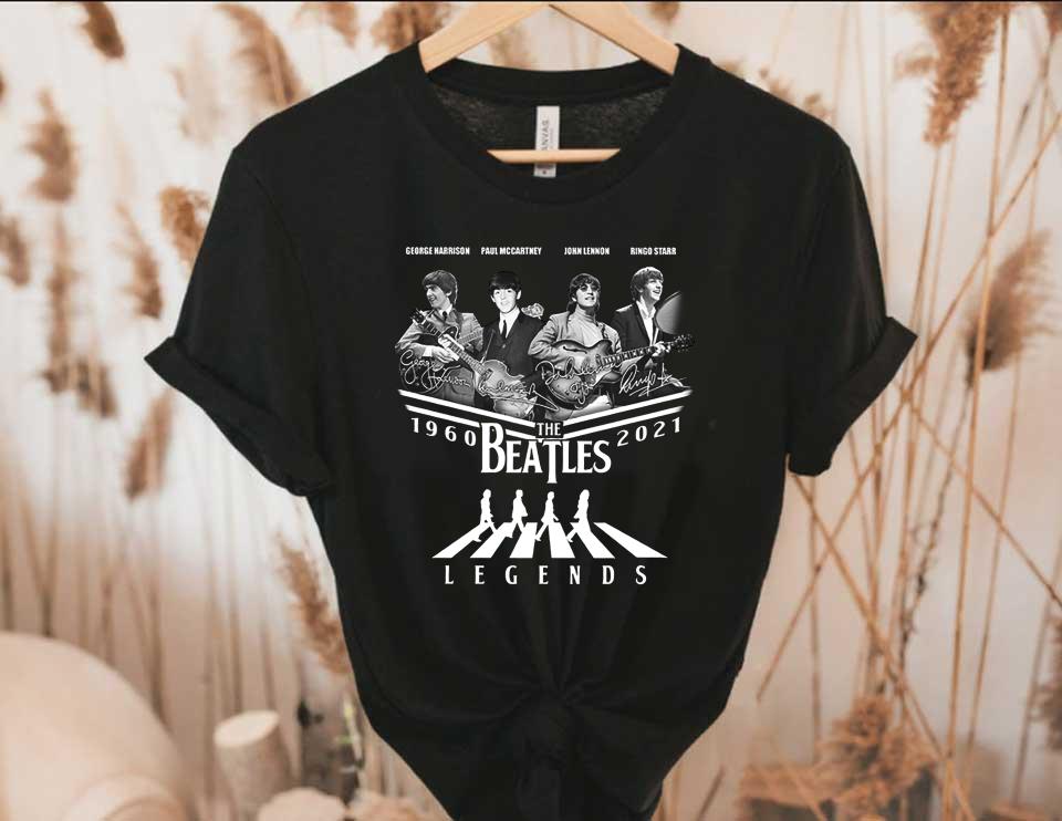 George Harrison Paul Mccartney John Lennon Ringo Starr 1960 2021 The Beatles Shirt, The Beatles Legend Shirt