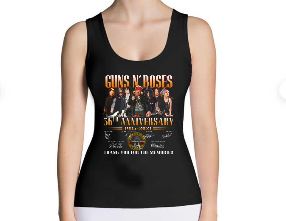 Gun N Roses Shirt, Gun N Roses 36th Anniversary 1985 2021 Thank You For The Memories Signatures Shirt Gun N Roses Shirt Gun N Roses 36th Anniversary 1985 2021 Thank You For The Memories Signatures Shirt 4 - Gun N Roses Shirt, Gun N Roses 36th Anniversary 1985 2021 Thank You For The Memories Signatures Shirt