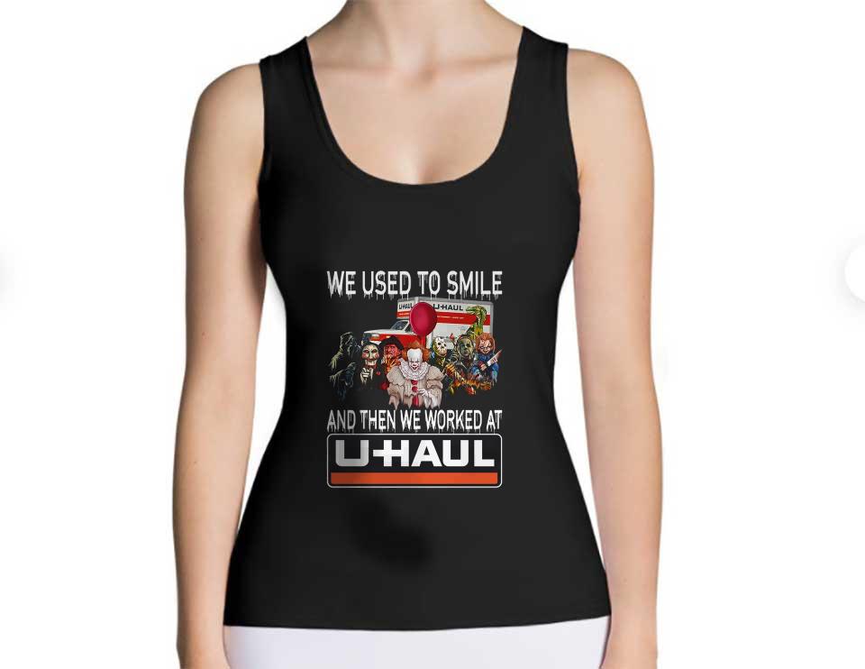 Horror Characters U Haul Halloween Shirt, Horror Movies Characters we used to smile and then we worked at U Haul shirt Horror Characters U Haul Halloween Shirt Horror Movies Characters we used to smile and then we worked at U Haul shirt 4 - Horror Characters U Haul Halloween Shirt, Horror Movies Characters we used to smile and then we worked at U Haul shirt