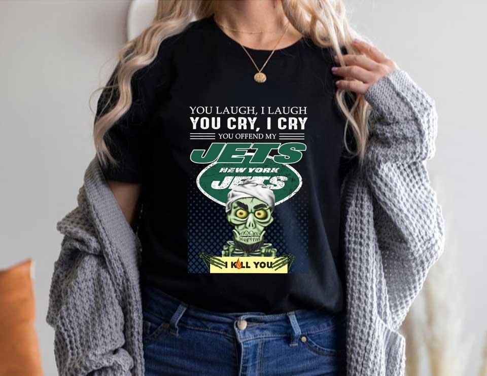 Jeff Dunham You Laugh I Laugh You Offend My New York Jets I Kill You Shirt, Jeff Dunham Achmed New York Jets Shirt