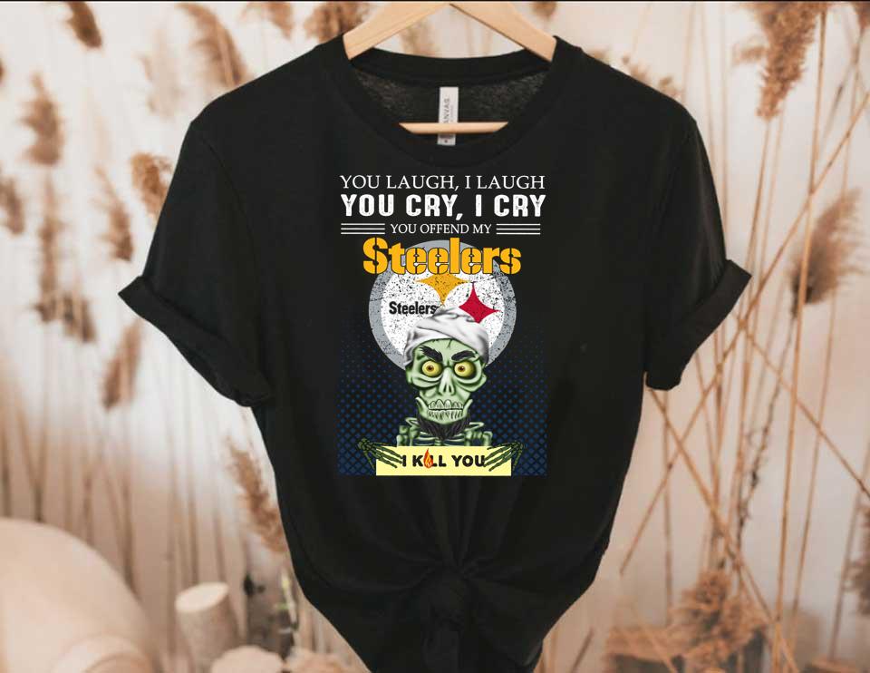 Jeff Dunham You Laugh I Laugh You Offend My Pittsburgh Steelers I Kill You Shirt, Jeff Dunham Achmed Pittsburgh Steelers Shirt