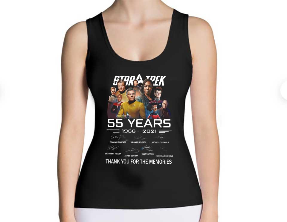 Star Trek 55 Years 1966 2021 Thank You For The Memories Shirt, Star Strek Shirt Star Trek 55 Years 1966 2021 Thank You For The Memories Shirt Star Strek Shirt 4 - Star Trek 55 Years 1966 2021 Thank You For The Memories Shirt, Star Strek Shirt
