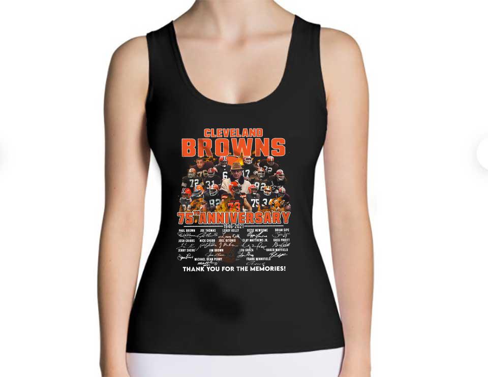 The Cleveland Browns 75th Shirt, Cleveland Browns 75th Anniversary 1946 2021 Thank You For The Memories Signatures Shirt The Cleveland Browns 75th Shirt Cleveland Browns 75th Anniversary 1946 2021 Thank You For The Memories Signatures Shirt 4 - The Cleveland Browns 75th Shirt, Cleveland Browns 75th Anniversary 1946 2021 Thank You For The Memories Signatures Shirt
