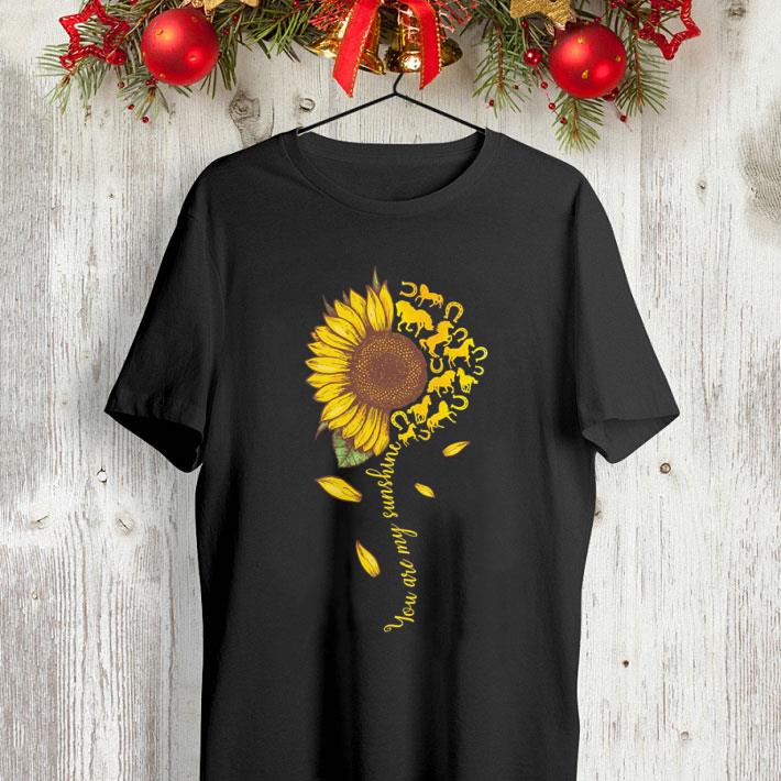 Horseshoe you are my sunshine sunflower shirt 4 - Horseshoe you are my sunshine sunflower shirt