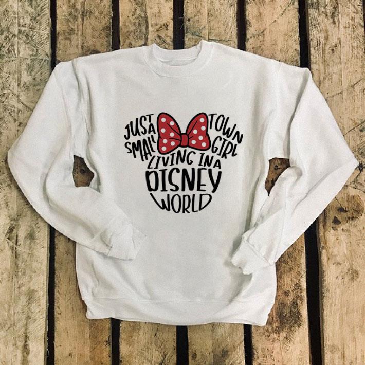 Just a small town girl living in a Disney World Minnie Mouse Head shirt Just a small town girl living in a Disney World Minnie Mouse Head shirt 4 - Just a small town girl living in a Disney World Minnie Mouse Head shirt