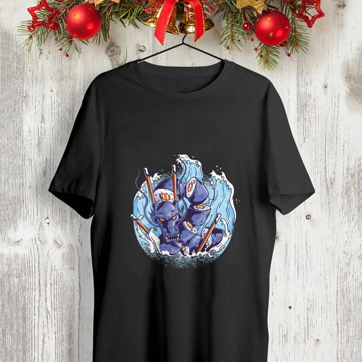Sushi Dragon White Sublimation Dryfit shirt 4 - Sushi Dragon White Sublimation Dryfit shirt