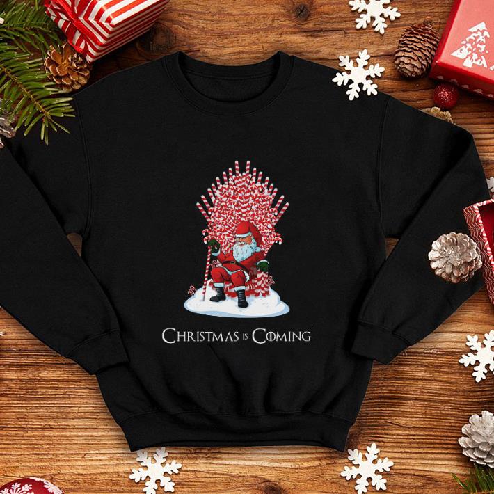 Game Of The Thrones Christmas Is Coming Santa Candy Cane Throne shirt Game Of The Thrones Christmas Is Coming Santa Candy Cane Throne shirt 4 - Game Of The Thrones Christmas Is Coming Santa Candy Cane Throne shirt
