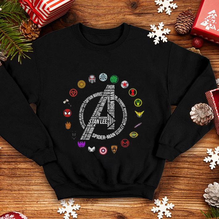 Marvel Avengers Endgame symbol all character shirt 4 - Marvel Avengers Endgame symbol all character shirt