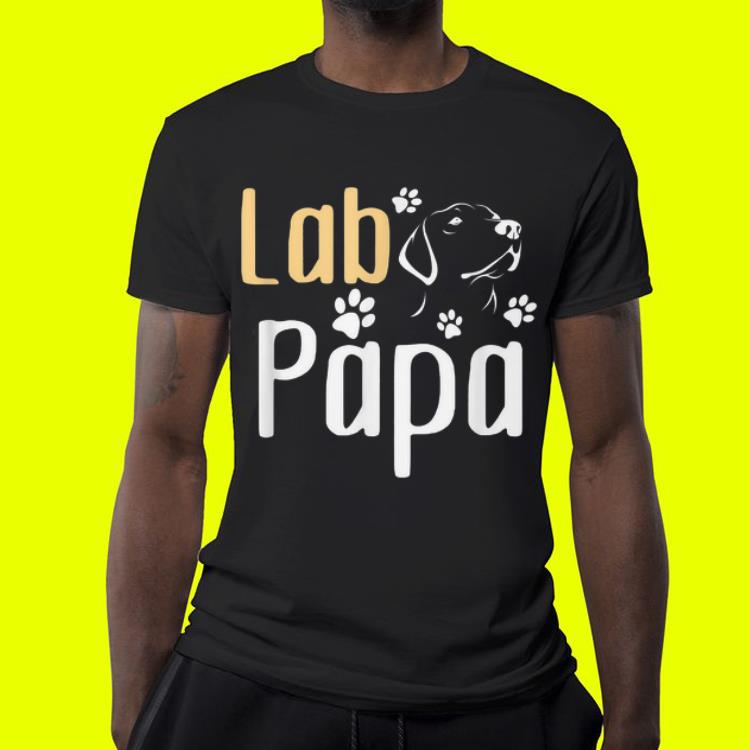 Lab Papa Labrador Retriever Cute Lover Dog Fathers shirt Lab Papa Labrador Retriever Cute Lover Dog Fathers shirt 4 - Lab Papa Labrador Retriever Cute Lover Dog Fathers shirt