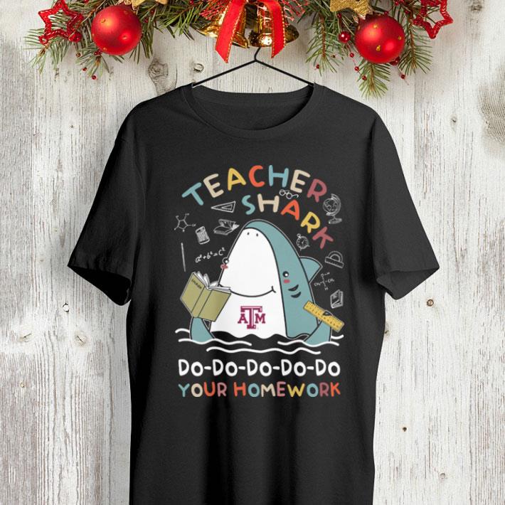 Student Teacher Shark Do Your Homework shirt Student Teacher Shark Do Your Homework shirt 4 - Student Teacher Shark Do Your Homework shirt