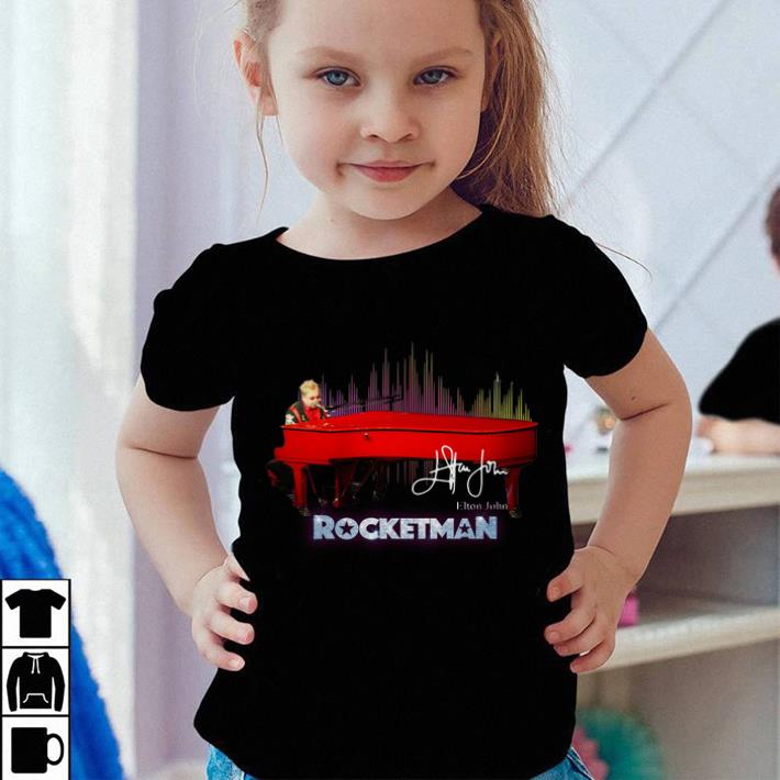Elton John playing red piano Rocketman signature shirt sweater 4 - Elton John playing red piano Rocketman signature shirt sweater