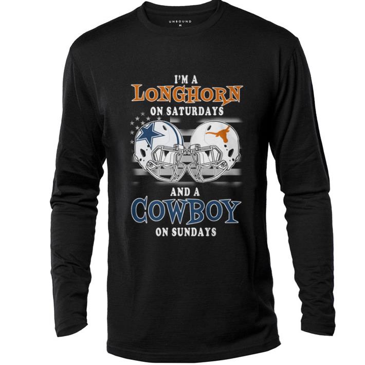 Pretty I m a Texas Longhorns on saturdays and a Dallas Cowboys football on sundays shirt 4 - Pretty I'm a Texas Longhorns on saturdays and a Dallas Cowboys football on sundays shirt