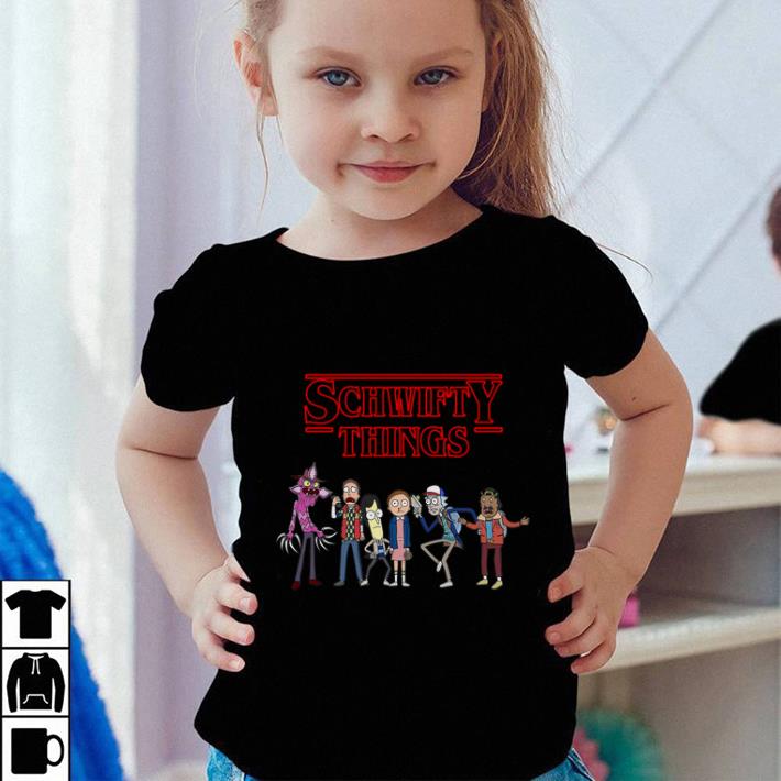 Rick and Morty Schwifty Things Stranger Things shirt Rick and Morty Schwifty Things Stranger Things shirt 4 - Rick and Morty Schwifty Things Stranger Things shirt