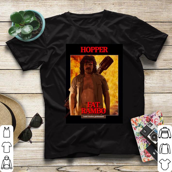 Stranger Things 3 Fat Rambo Jim Hopper shirt 4 - Stranger Things 3 Fat Rambo Jim Hopper shirt