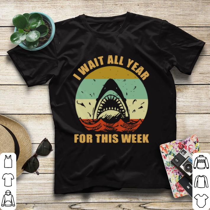 Vintage Jaws I wait all year for this week shirt Vintage Jaws I wait all year for this week shirt 4 - Vintage Jaws I wait all year for this week shirt
