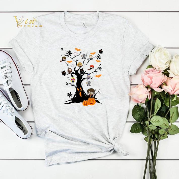 Halloween Harry Potter pumpkin ghost boo on the tree shirt Halloween Harry Potter pumpkin ghost boo on the tree shirt 4 - Halloween Harry Potter pumpkin ghost boo on the tree shirt