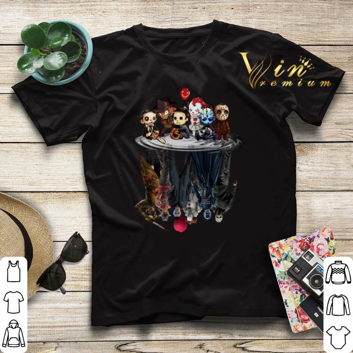 Horror movie characters water mirror reflection shirt sweater 4 - Horror movie characters water mirror reflection shirt sweater