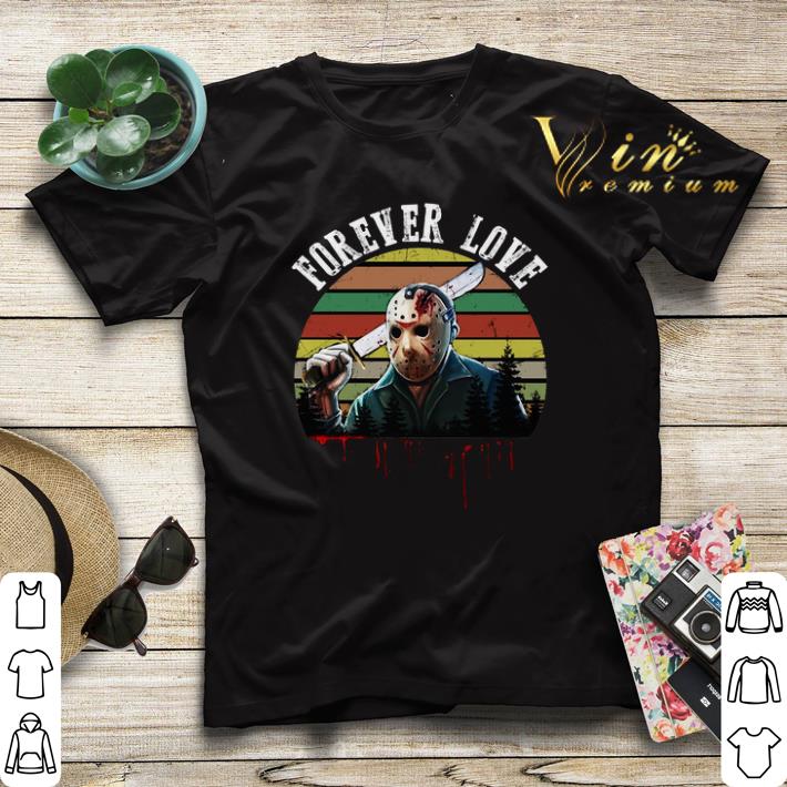 Sunset Jason Voorhees forever love IT shirt 4 - Sunset Jason Voorhees forever love IT shirt