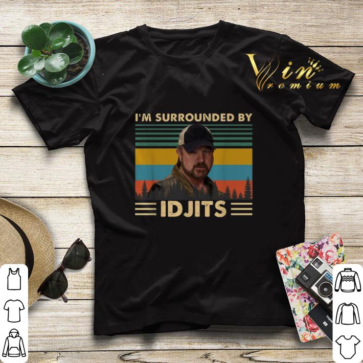 Vintage Crowley Supernatural I m surrounded idjits shirt 4 - Vintage Crowley Supernatural I'm surrounded idjits shirt