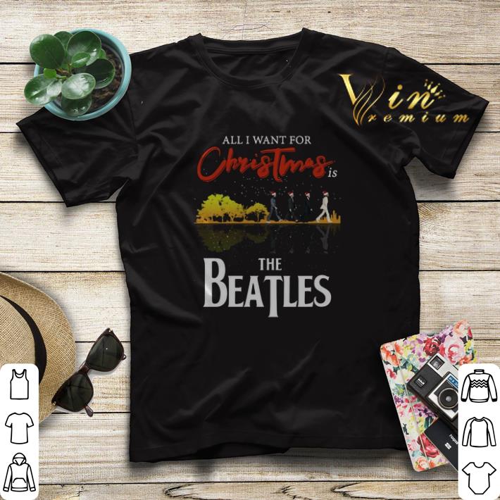 All i want for Christmas is The Beatles guitar lake shirt sweater 4 - All i want for Christmas is The Beatles guitar lake shirt sweater