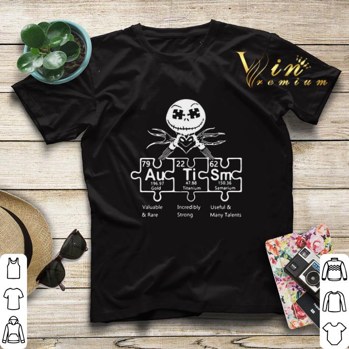 Autism Jack Skellington periodic table shirt sweater 4 - Autism Jack Skellington periodic table shirt sweater