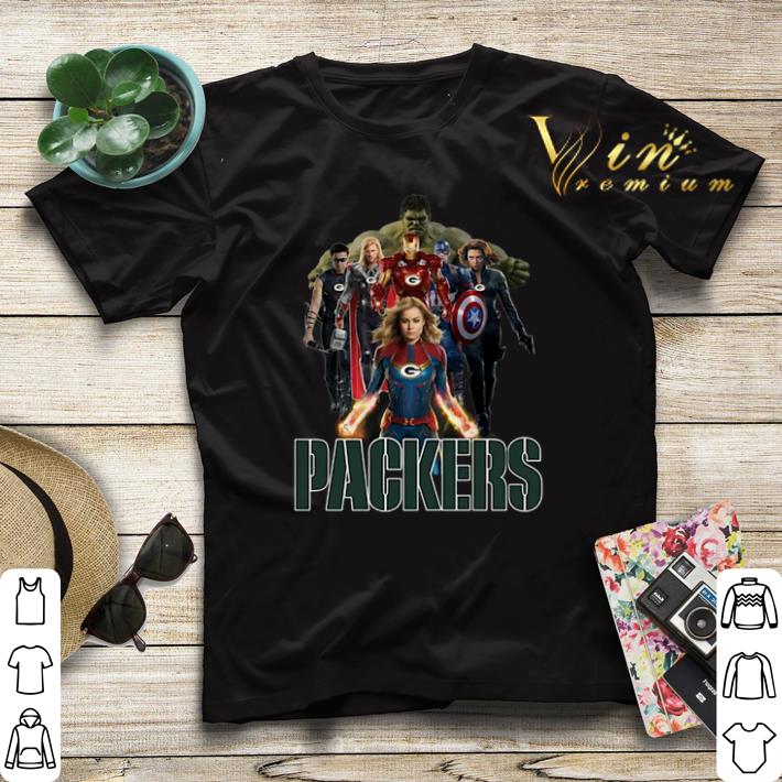 Avengers Endgame Characters Marvel Green Bay Packers shirt 4 - Avengers Endgame Characters Marvel Green Bay Packers shirt