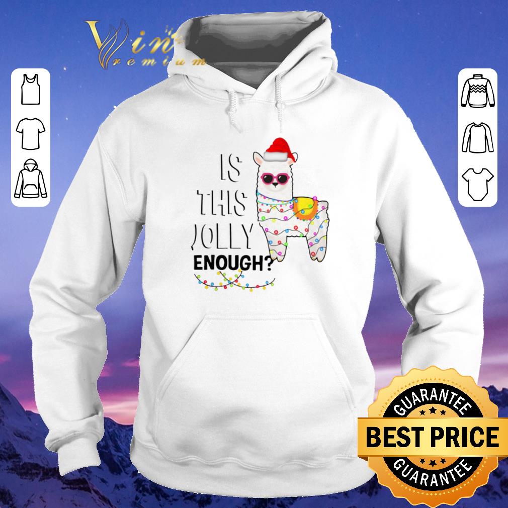 Awesome Llama is this jolly enough Christmas lights shirt sweater Awesome Llama is this jolly enough Christmas lights shirt sweater 4 - Awesome Llama is this jolly enough Christmas lights shirt sweater