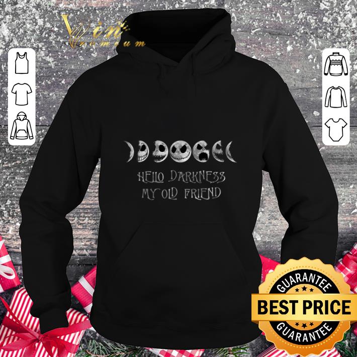 Cheap Jack Skellington moon hello darkness my old friend shirt 4 - Cheap Jack Skellington moon hello darkness my old friend shirt