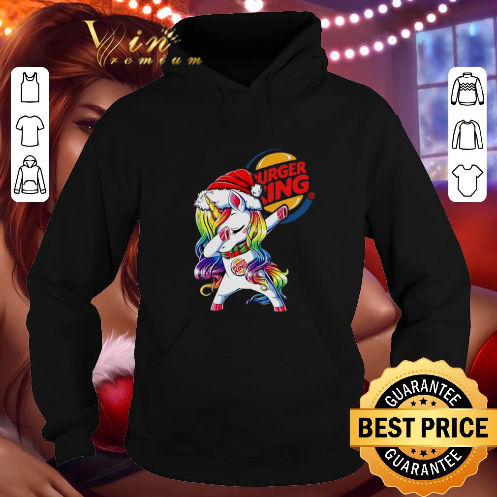 Funny Dabbing Santa Unicorn Burger King shirt Funny Dabbing Santa Unicorn Burger King shirt 4 - Funny Dabbing Santa Unicorn Burger King shirt