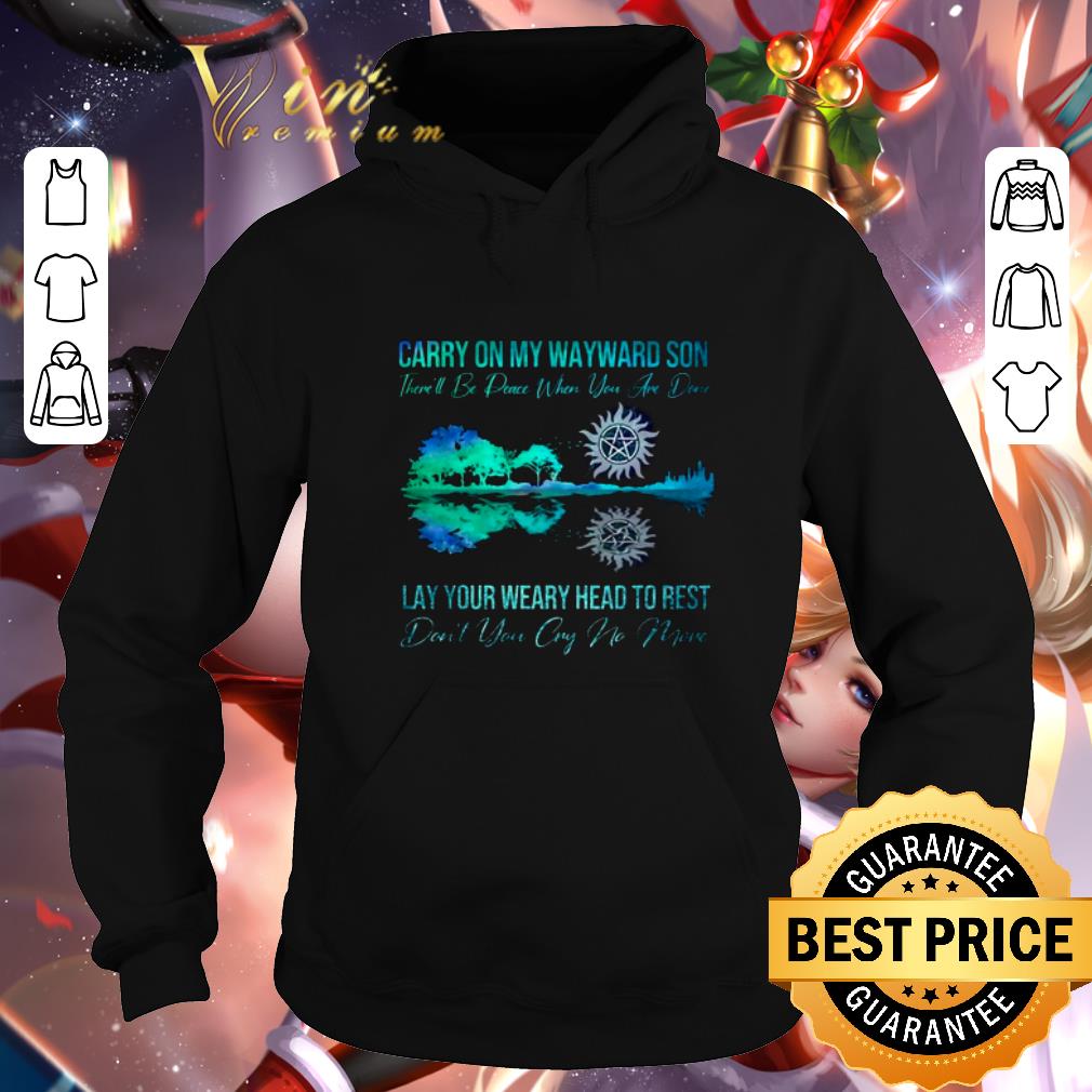 Funny Supernatural carry on my wayward son lay your weary guitar lake shirt 4 1 - Funny Supernatural carry on my wayward son lay your weary guitar lake shirt