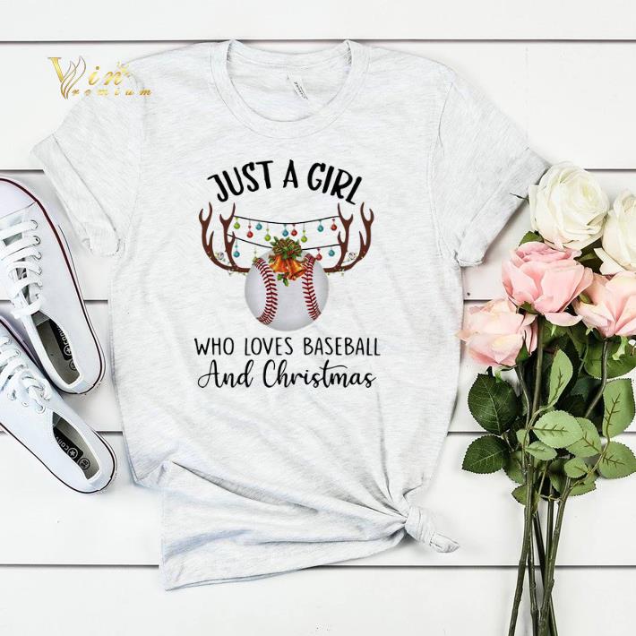 Just a girl who loves baseball and Christmas shirt sweater Just a girl who loves baseball and Christmas shirt sweater 4 - Just a girl who loves baseball and Christmas shirt sweater