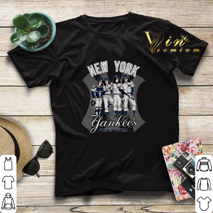 Kiss New York Yankees dressed to kill shirt sweater 4 - Kiss New York Yankees dressed to kill shirt sweater