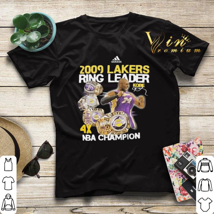 NBA Champion Adidas 2009 Lakers Ring Leader Kobe Bryant shirt NBA Champion Adidas 2009 Lakers Ring Leader Kobe Bryant shirt 4 - NBA Champion Adidas 2009 Lakers Ring Leader Kobe Bryant shirt