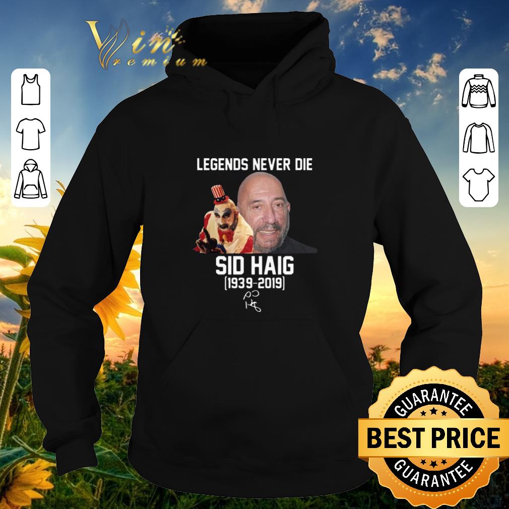 Official Signature Sid Haig 1939-2019 Legends Never Die shirt Official Signature Sid Haig 1939 2019 Legends Never Die shirt 4 - Official Signature Sid Haig 1939-2019 Legends Never Die shirt