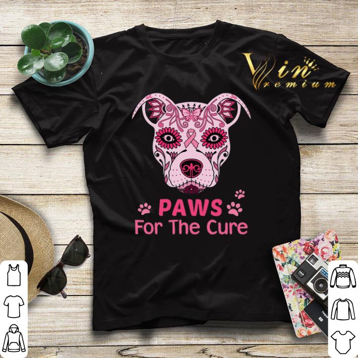 Pitbull Paws For The Cure Breast Cancer Awareness shirt sweater Pitbull Paws For The Cure Breast Cancer Awareness shirt sweater 4 - Pitbull Paws For The Cure Breast Cancer Awareness shirt sweater