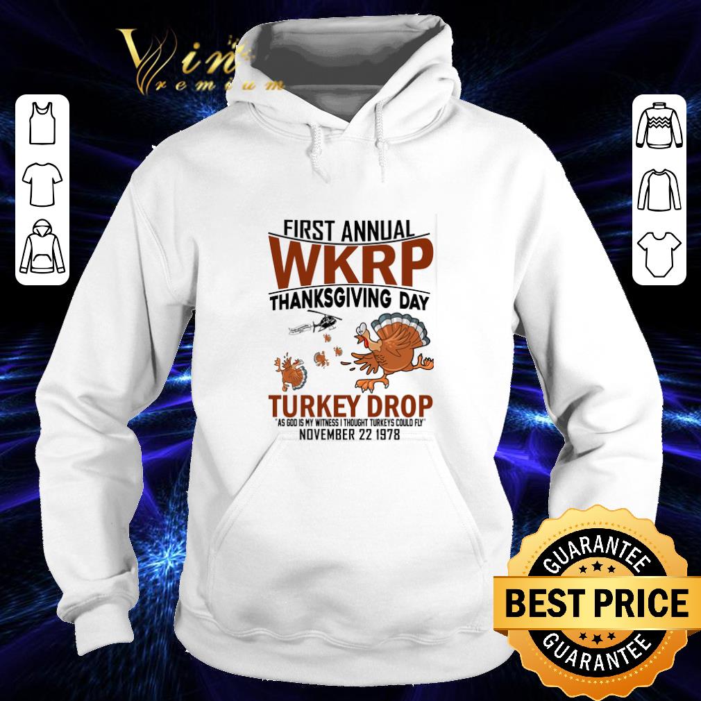 Premium Chickens first annual wkrp thanksgiving day Turkey drop as god shirt Premium Chickens first annual wkrp thanksgiving day Turkey drop as god shirt 4 - Premium Chickens first annual wkrp thanksgiving day Turkey drop as god shirt
