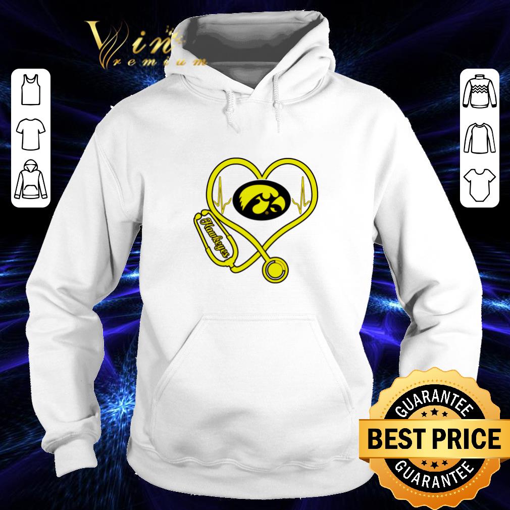 Premium Heartbeat love Lowa Hawkeyes nurse shirt 4 - Premium Heartbeat love Lowa Hawkeyes nurse shirt
