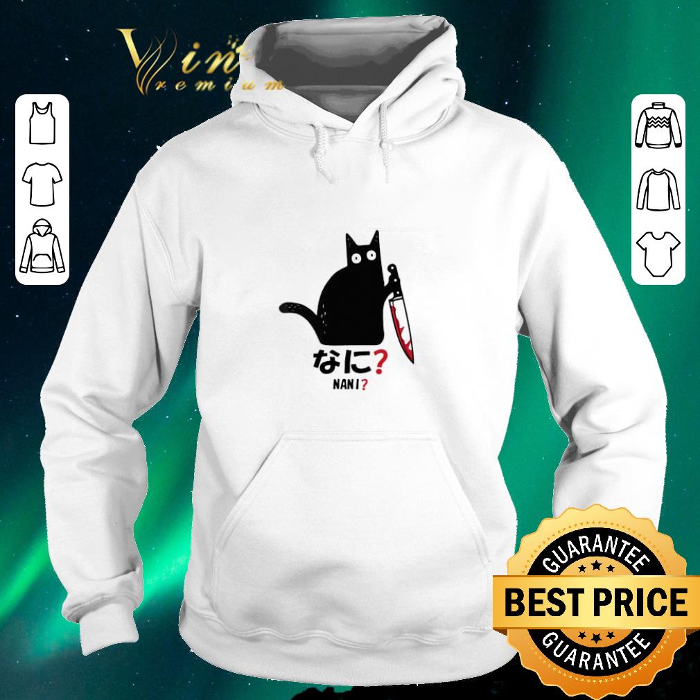 Pretty Cat nani black cat with knife shirt sweater 4 - Pretty Cat nani black cat with knife shirt sweater