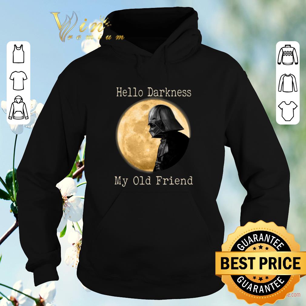 Pretty Darth Vader moon Hello darkness my old friend shirt sweater 4 - Pretty Darth Vader moon Hello darkness my old friend shirt sweater